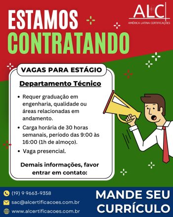 VAGA PARA ESTÁGIO