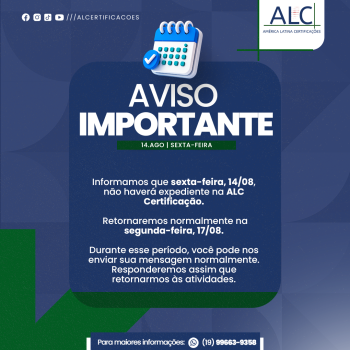 AVISO IMPORTANTE